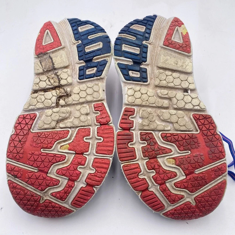 Hoka One One Bondi 5 Running Shoes‎ Womens 8 D Wide Blue Pink 1016605 BSTW